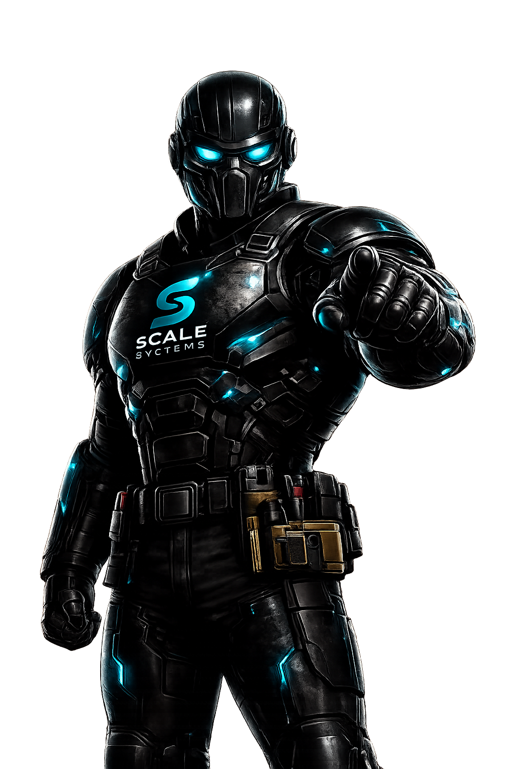 Scale Systems armored mascot